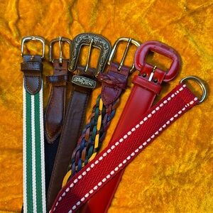 6 Retro Belts S/M
